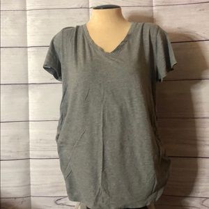 Isabel maternity t-shirt gray size large!